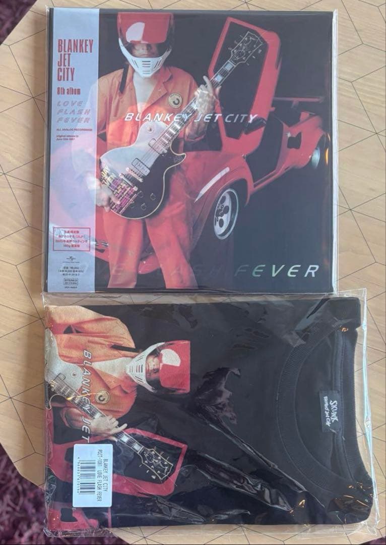 Tシャツ付き！ BLANKEYJETCITYLOVEFLASHFEVERレコード
