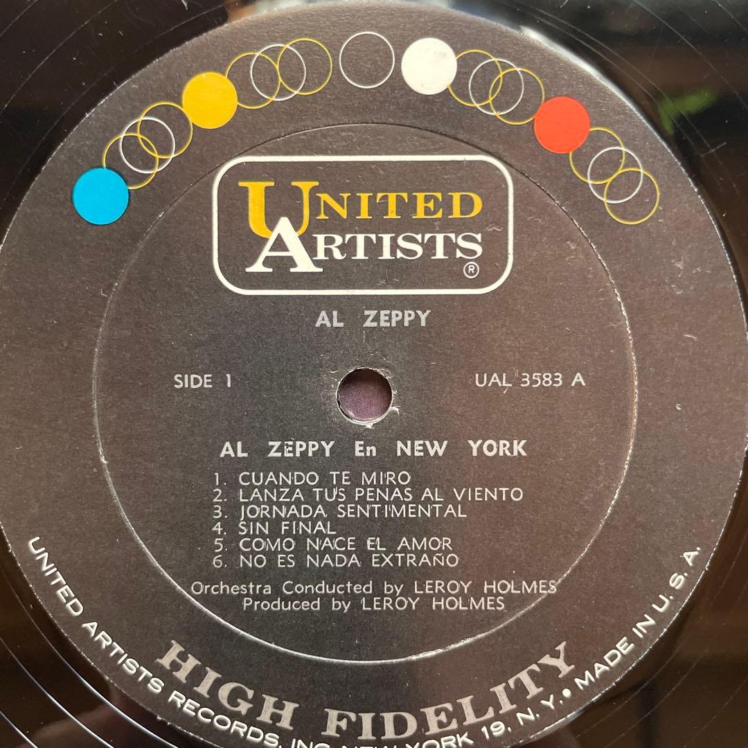 AL ZEPPY EN NEW YORK LPレコード