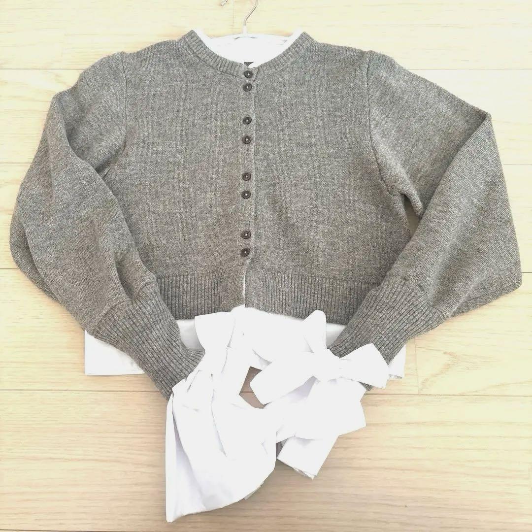 Bibiy. ANGELIQUE KNIT グレー
