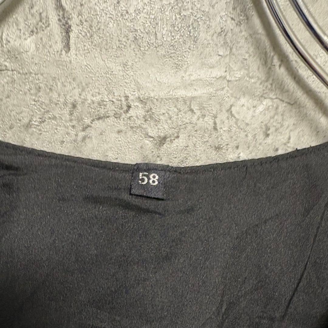 古着　レザーベスト　ブラック　本革　ビンテージ　2XL