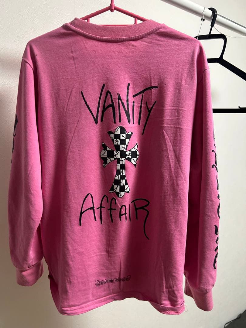 Chrome Hearts ピンク 長袖 Tシャツ
