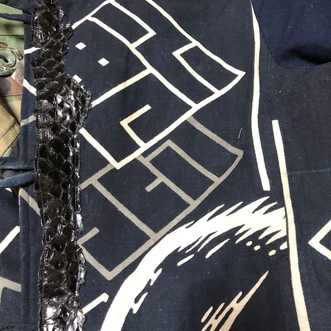 miso様 古布　半纏　アシンメトリー　ミリタリー 再構築　ジャケット