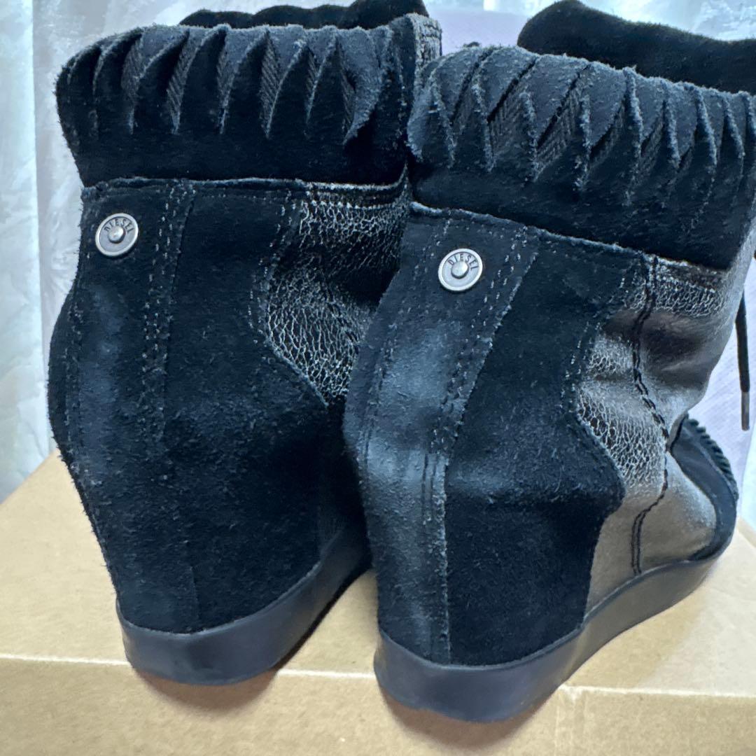 こり❣️再値下げ❣️DIESEL ブラックブーティ