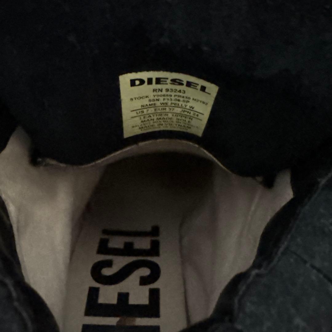 こり❣️再値下げ❣️DIESEL ブラックブーティ