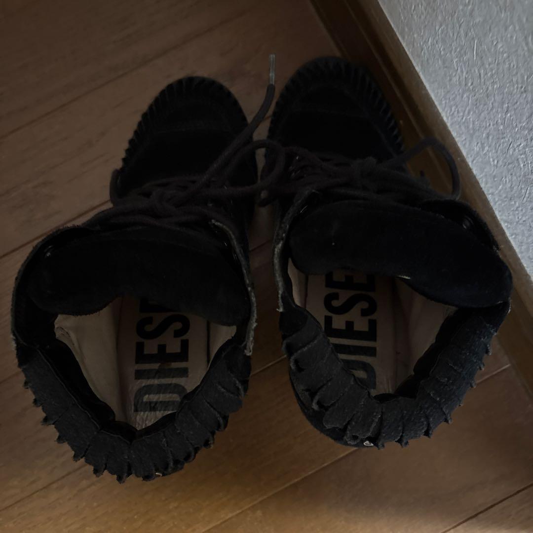 こり❣️再値下げ❣️DIESEL ブラックブーティ
