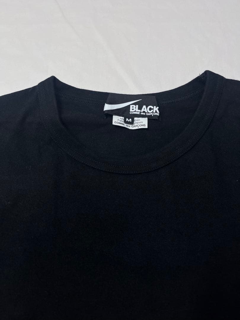 BLACK COMME des GARCONS NIKE ロゴTシャツ M
