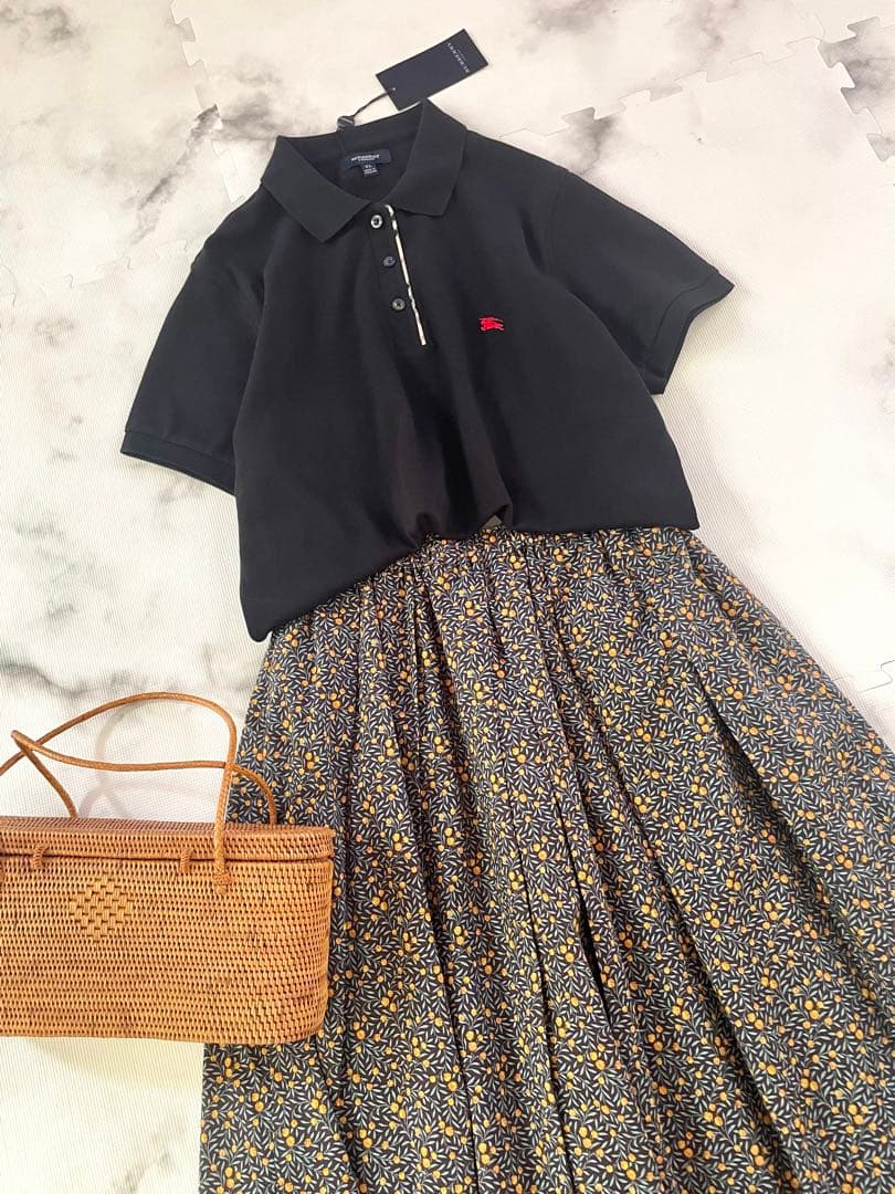 新品未使用【Burberry London】鹿の子コットンポロシャツ　XLサイズ