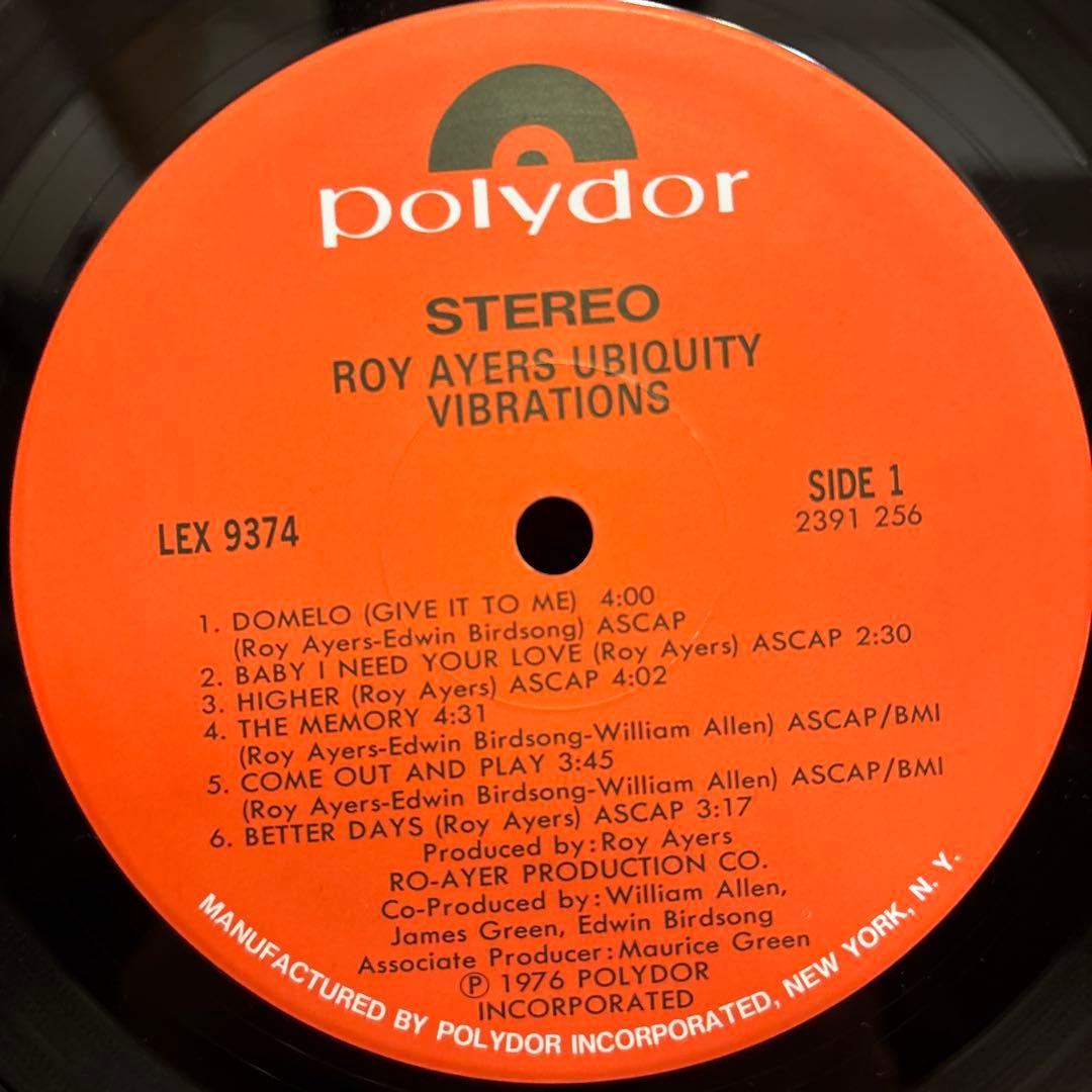 Roy Ayers Vibrations レコード LP ロイ・エアーズ