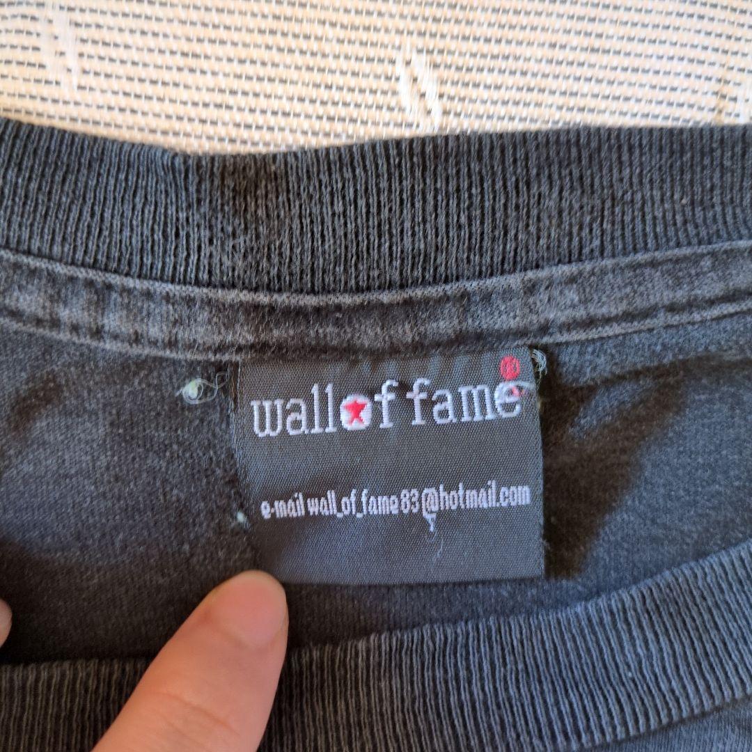 し*け様 wall of fame 骨格プリント 長袖Tシャツ