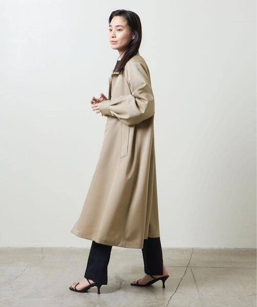 【美品】MARW マルゥユナイテッドアローズ＊ステンカラーコート ベージュ