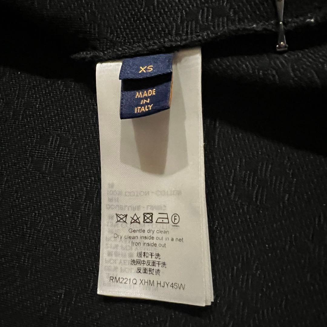 【美品】ルイ・ヴィトン モノグラムジャージジップアップ　ブルゾン【メンズXS】