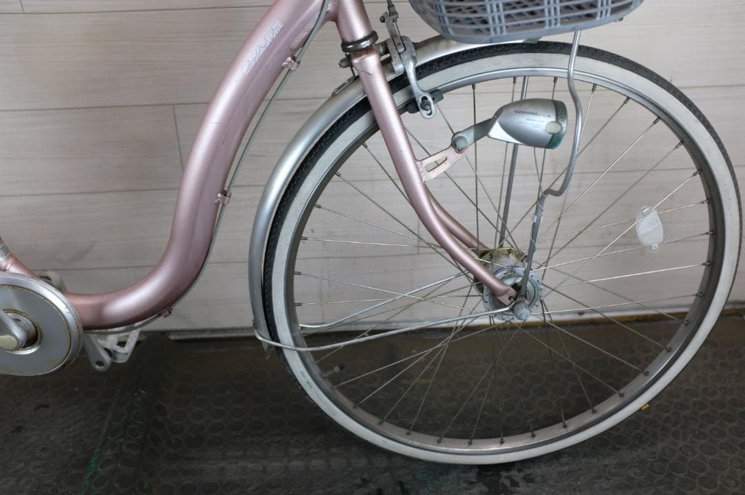 ブリヂストン製　軽快車　26インチ　シングル　ライト