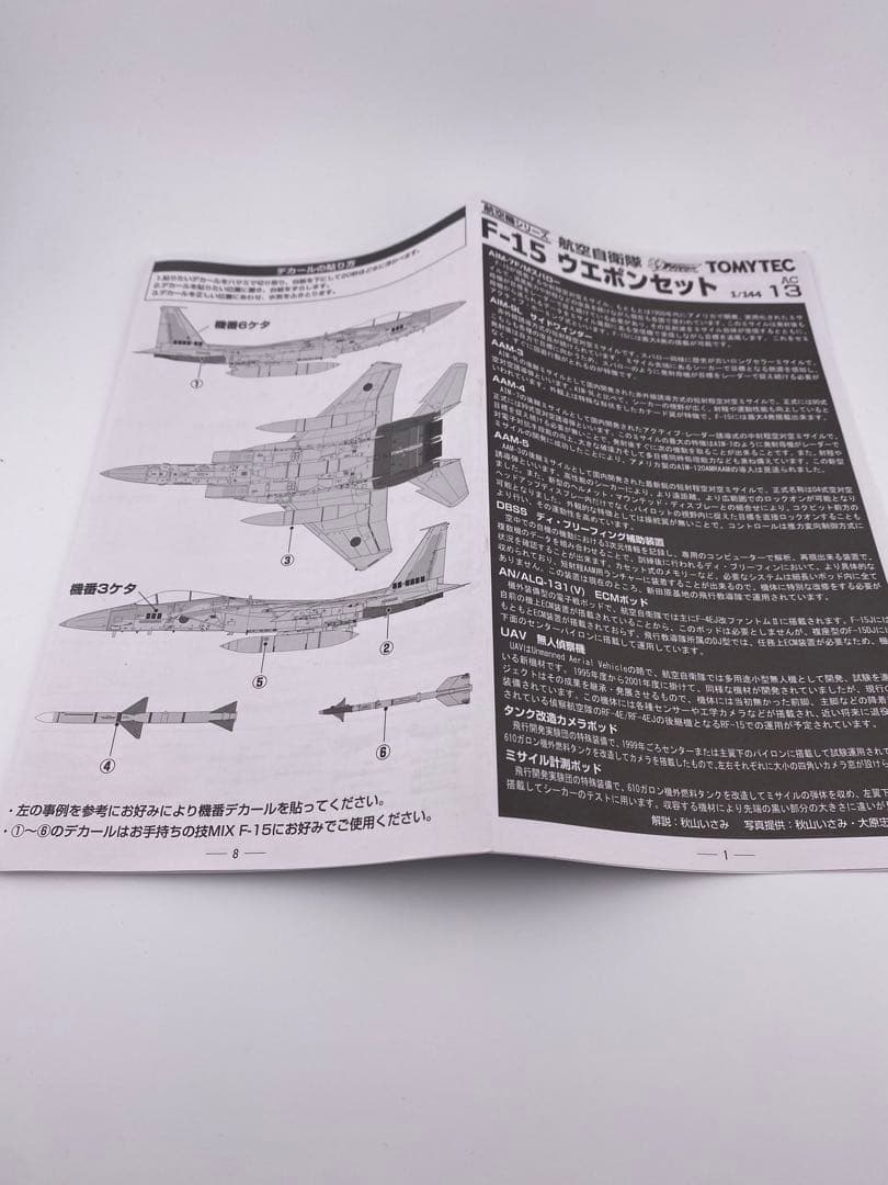 技MiX AC13 航空自衛隊 F-15ウェポンセット