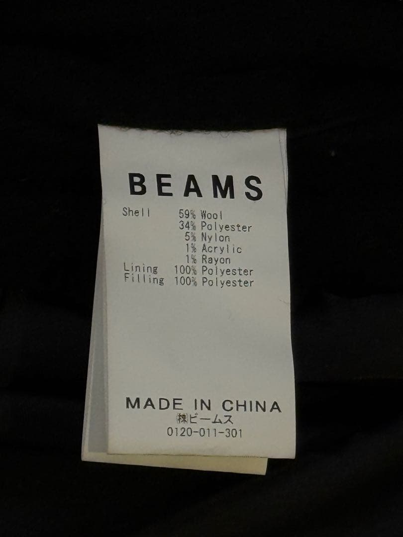 BEAMS モッズコート ブラック M