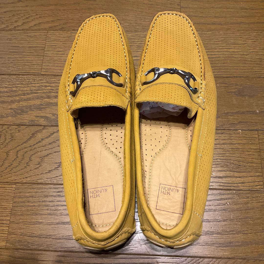 【14TH&UNION】　メンズ　シューズ　デッキシューズ　スリッポン　9ハーフ