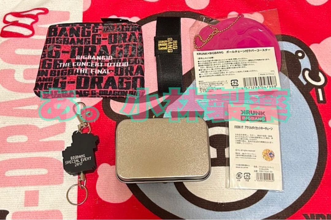 ♦️3⚛️BIGBANG KRUNK×BIGBANG G-DRAGON 6点セット