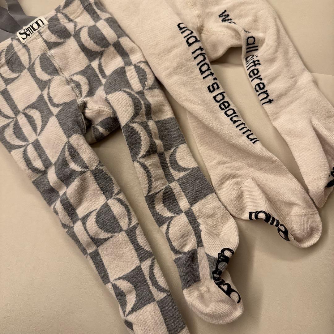 Semon サスペンダー付きレギンス