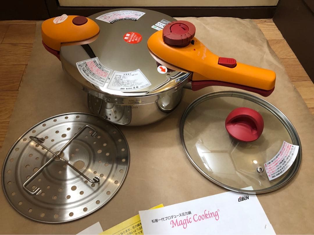 未使用　松居一代 プロデュース圧力鍋3.0L Magic Cooking