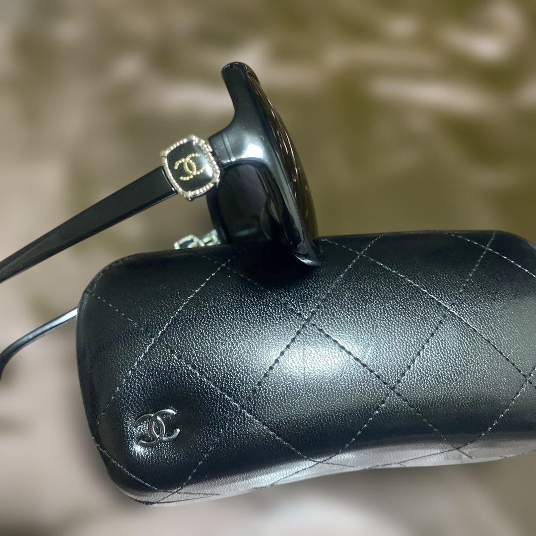 CHANEL ブラックサングラス 5174-A C501/3F 偏光サングラス