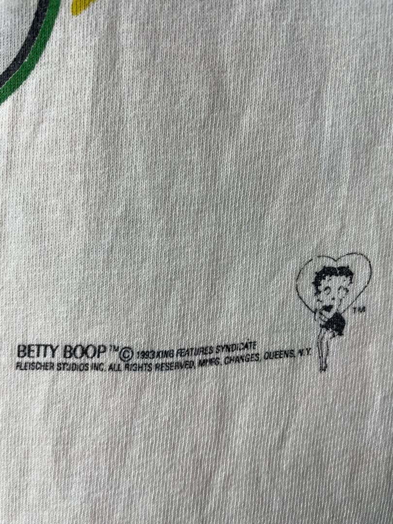90s bettyboop ベティちゃん ラスタ　レゲエ　　ヴィンテージTシャツ
