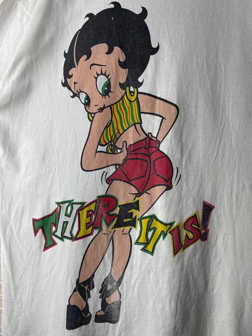 90s bettyboop ベティちゃん ラスタ　レゲエ　　ヴィンテージTシャツ