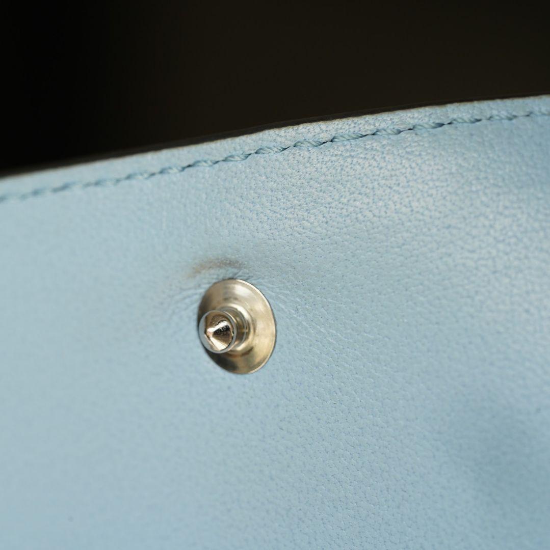 日本橋三越購入 LOEWE トライフォールドウォレット 限定色