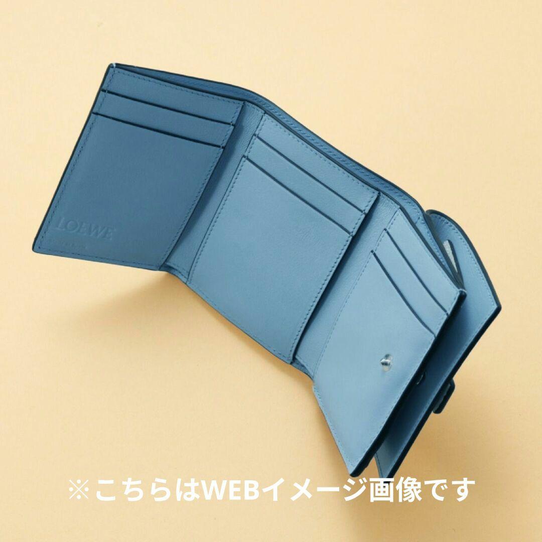 日本橋三越購入 LOEWE トライフォールドウォレット 限定色