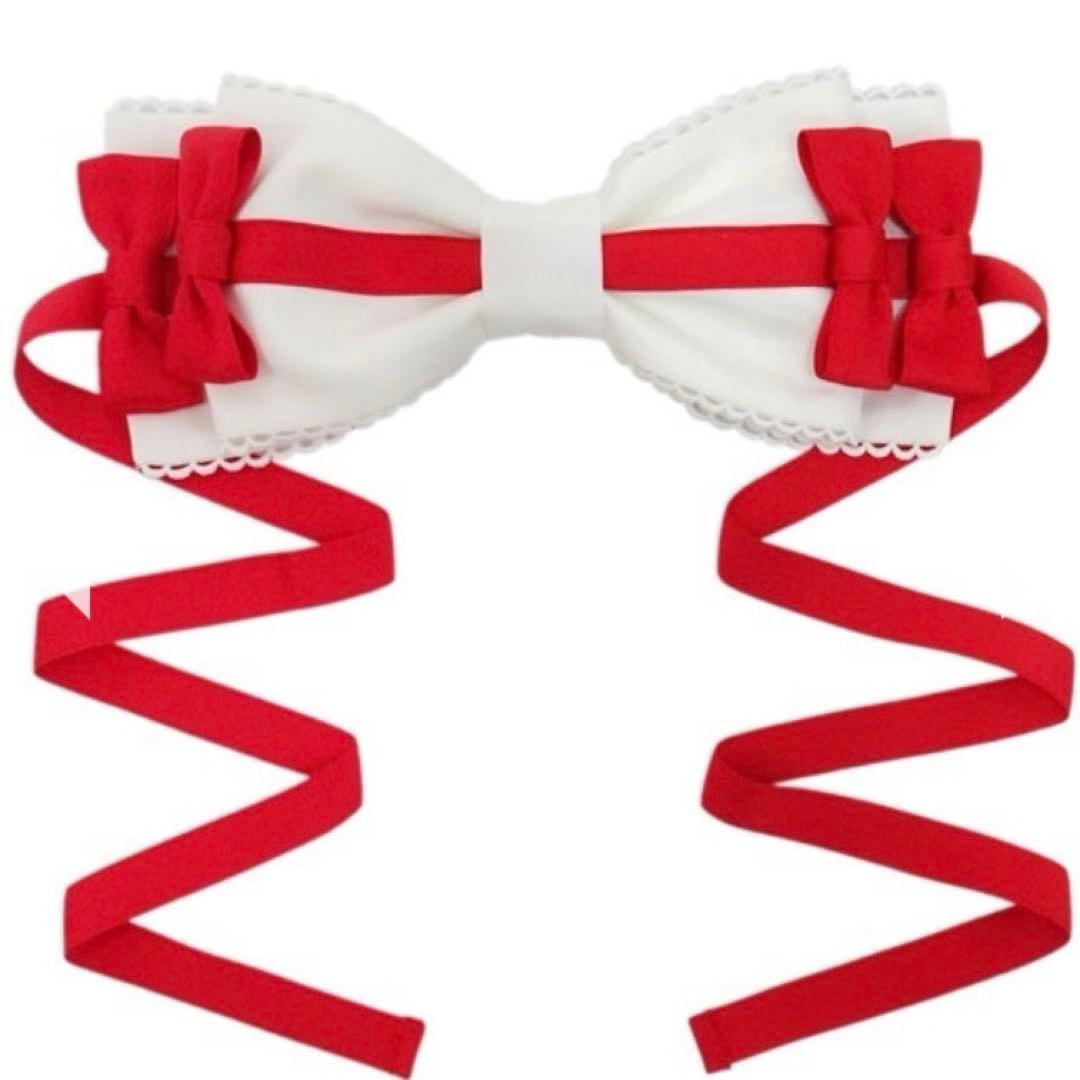 Charming Cross Ribbon ヘッドドレス　シロ