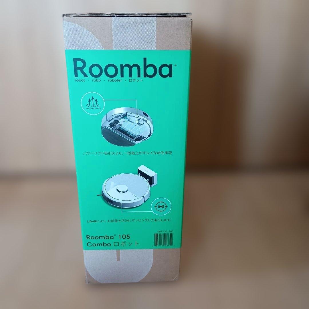 Roomba 105 Combo ロボット掃除機 ホワイト