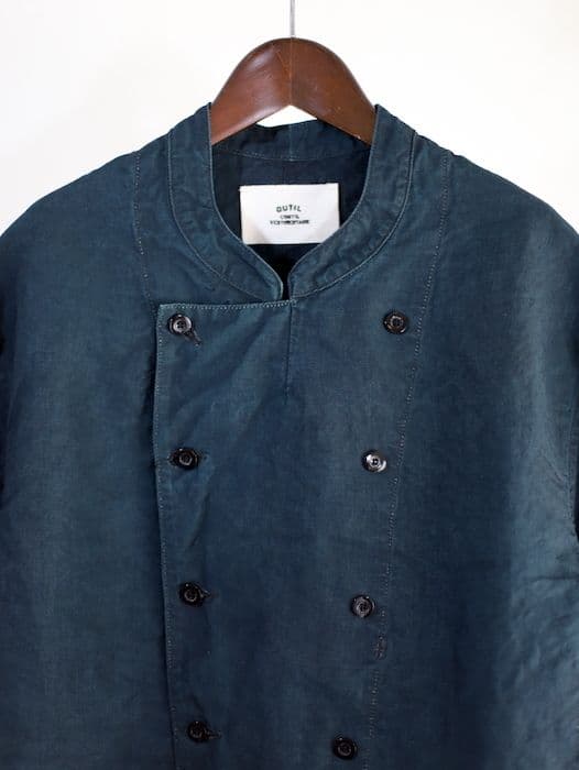 希少【OUTIL】 VESTE CIZE BLACK INDIGO　Size1