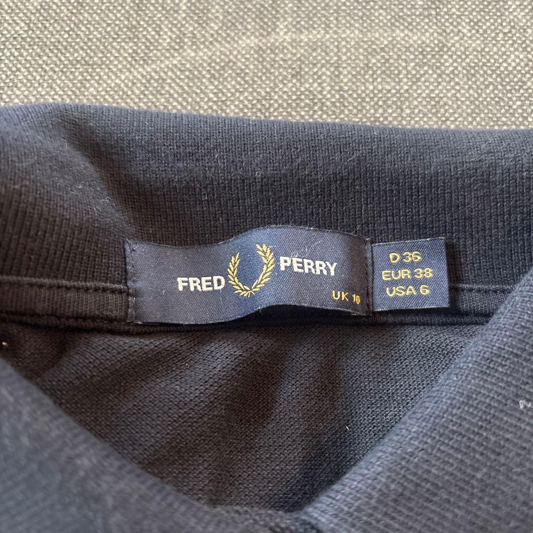 FRED PERRY ツインティップライン ウィメンズロングスリーブポロシャツ