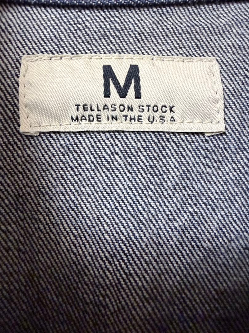 Tellason Stock デニムカバーオール サイズM
