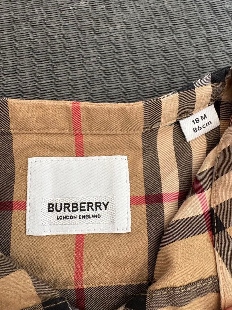 BURBERRY チェック柄 ワンピース 18M 86㎝