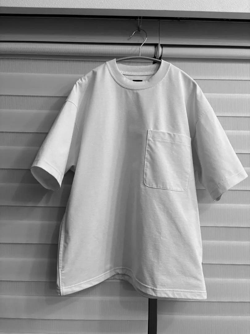 DAIWA PIER39テックドローストリングTシャツ 白 S オーバーサイズ