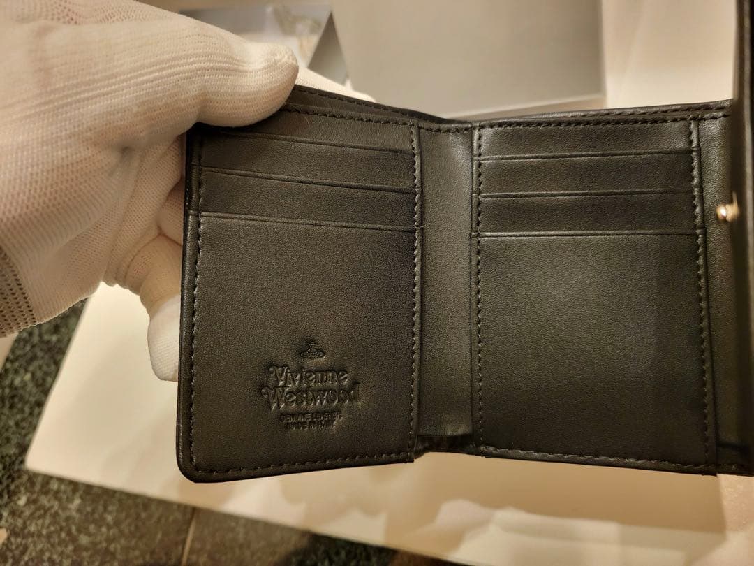 Vivienne Westwood BLACK 三つ折り財布