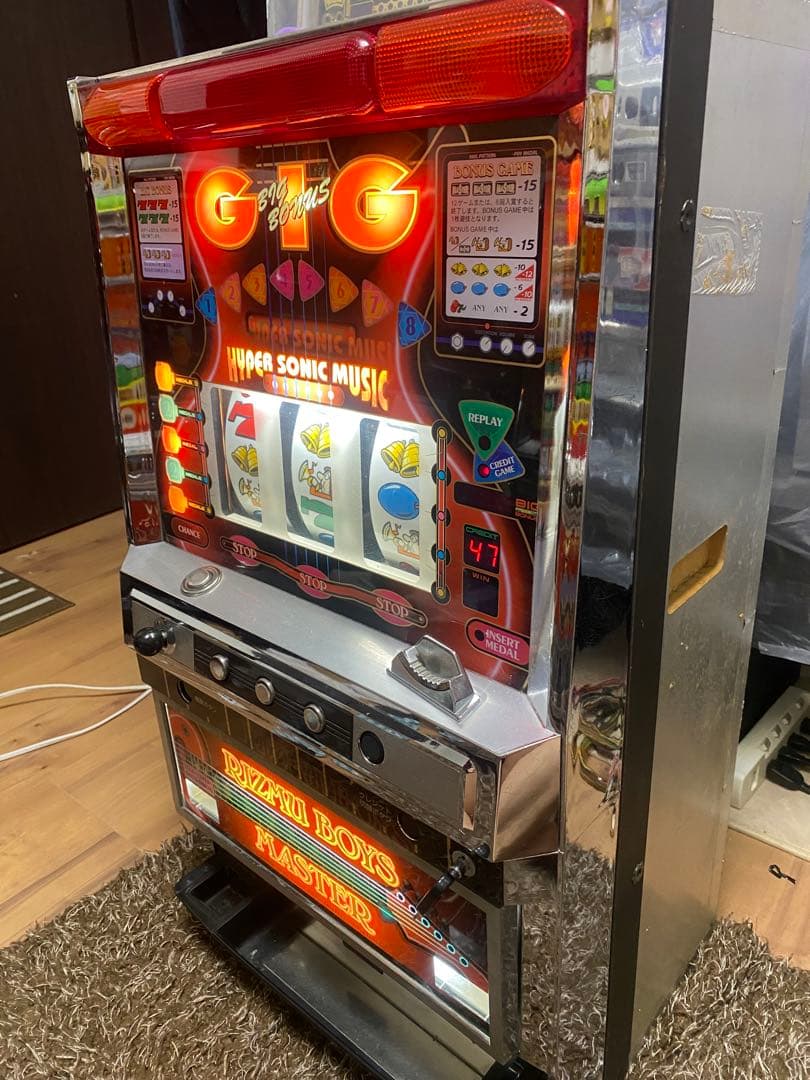 裏物 リズムボーイズマスター 大東音響 パチスロ実機 4号機 不要機付