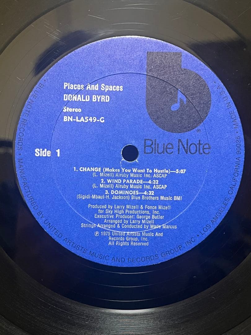 USオリジナル　Donald Byrd - Places And Spaces