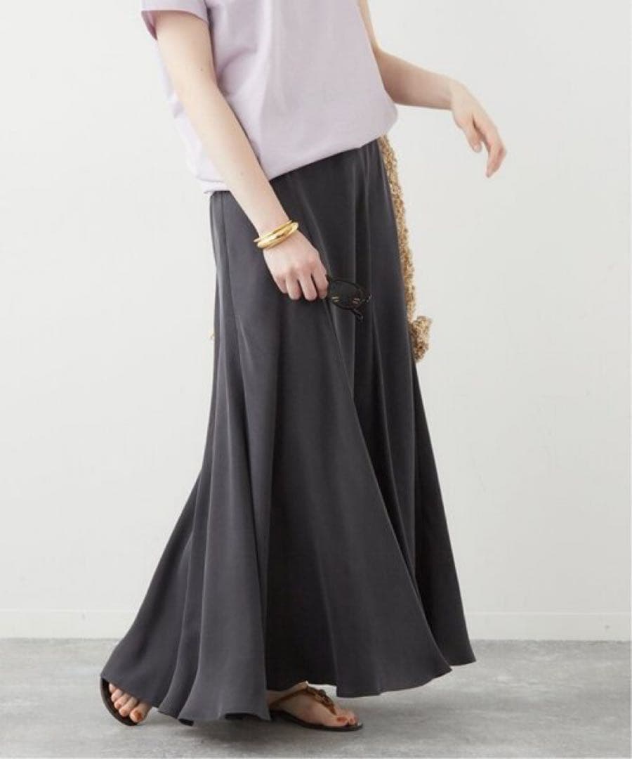 美品／Plage プラージュ　Washable Fibrilロングスカート