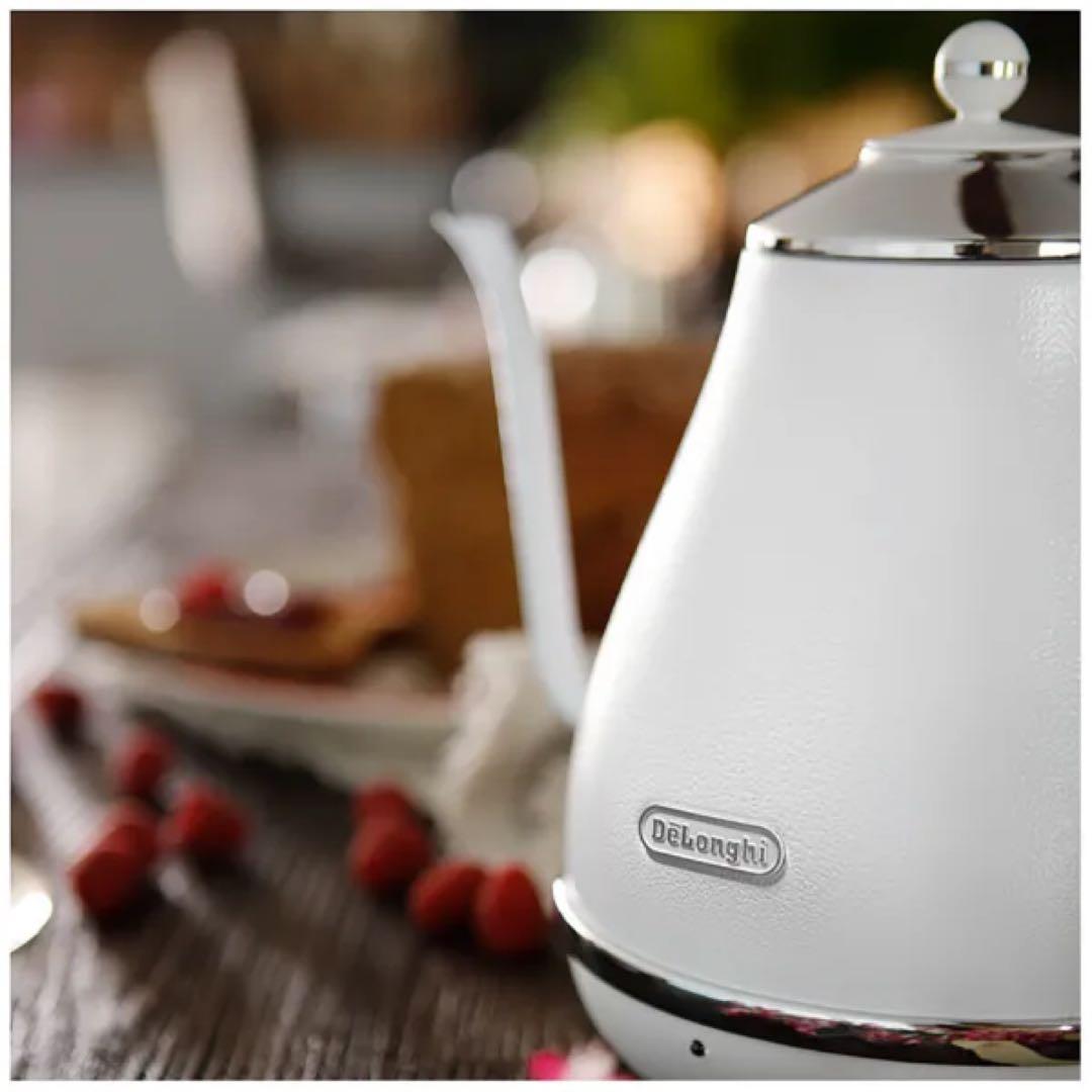 【Delonghi】温度設定機能付き電気カフェケトル