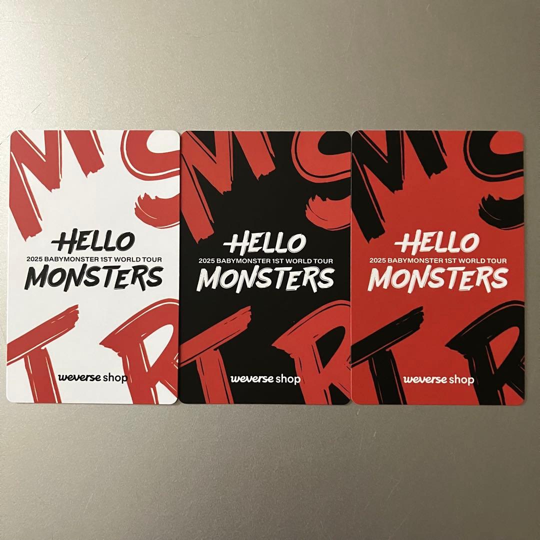 BABYMONSTER ソウルコン Weverse ラキドロ 3枚　アサ