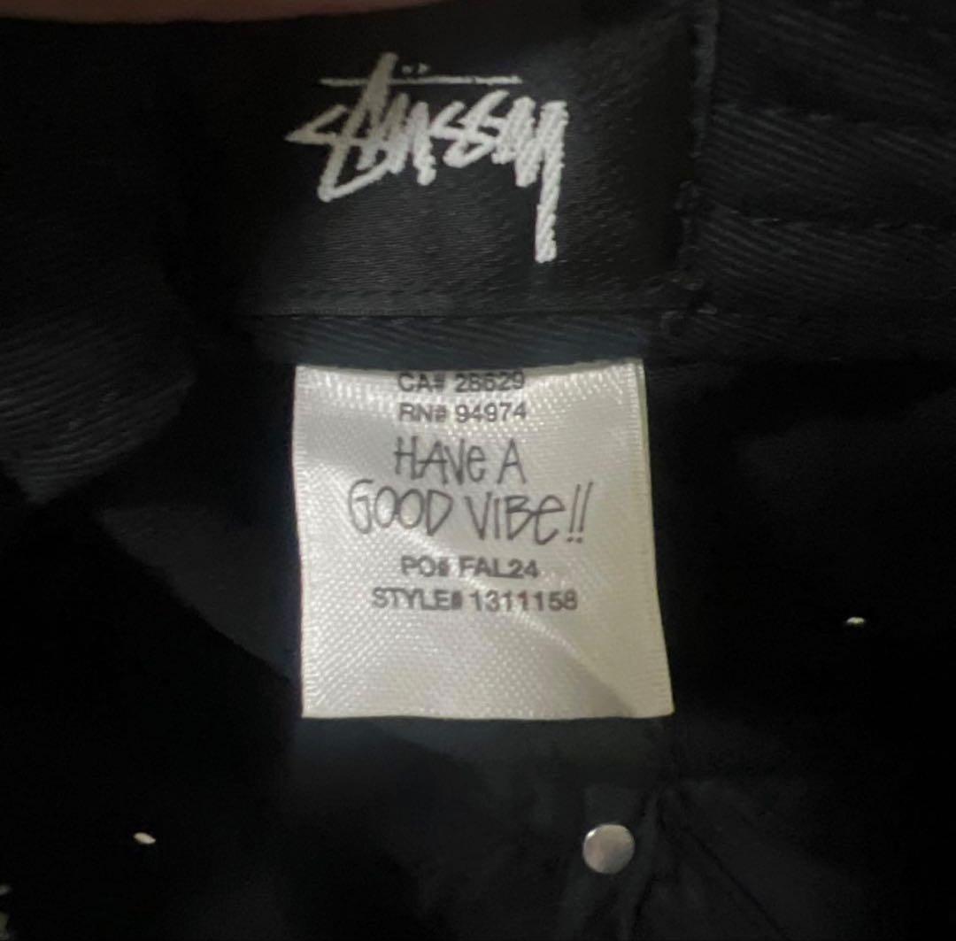 STUSSYキャップ 黒 ステューシー円堂守着用
