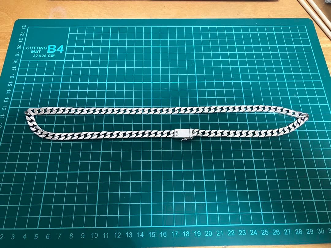 S925 シルバー 喜平　チェーン　ネックレス 約60cm