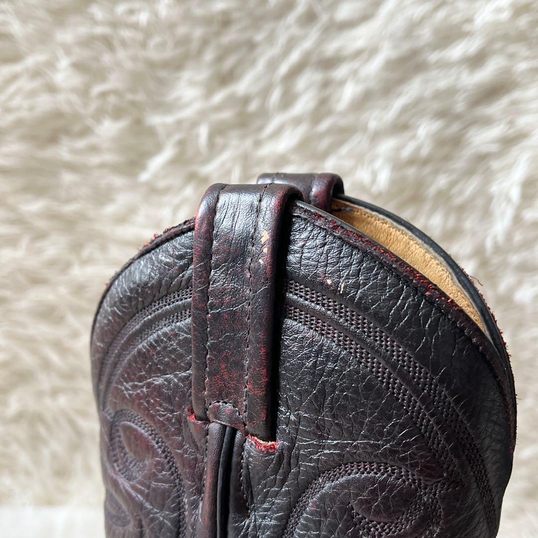 美品✨Tony Lama トニーラマ　ウエスタンブーツ　エレファントレザー　象革