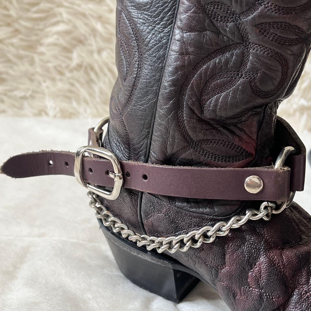美品✨Tony Lama トニーラマ　ウエスタンブーツ　エレファントレザー　象革