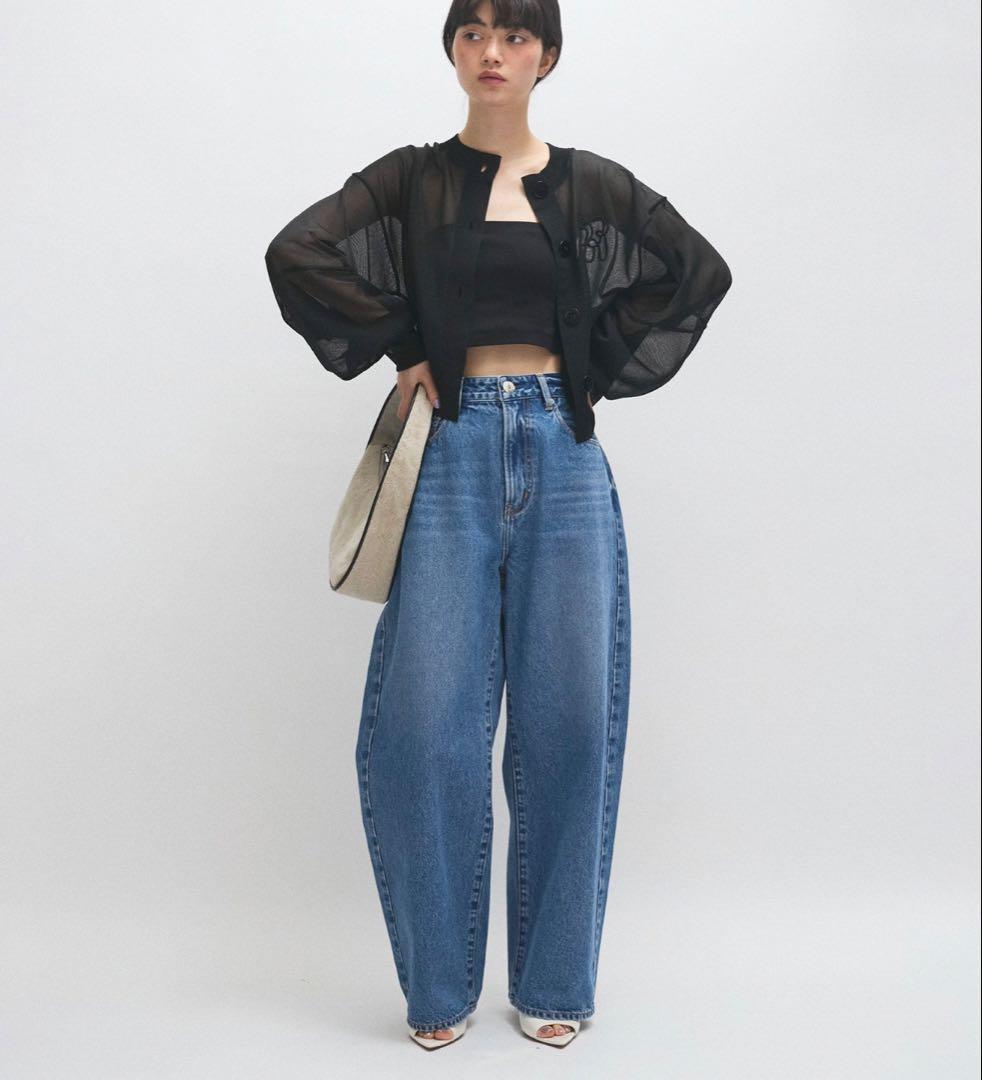 美品NEEDBY for ADAM ET ROPE'別注 ANGIEデニムパンツ