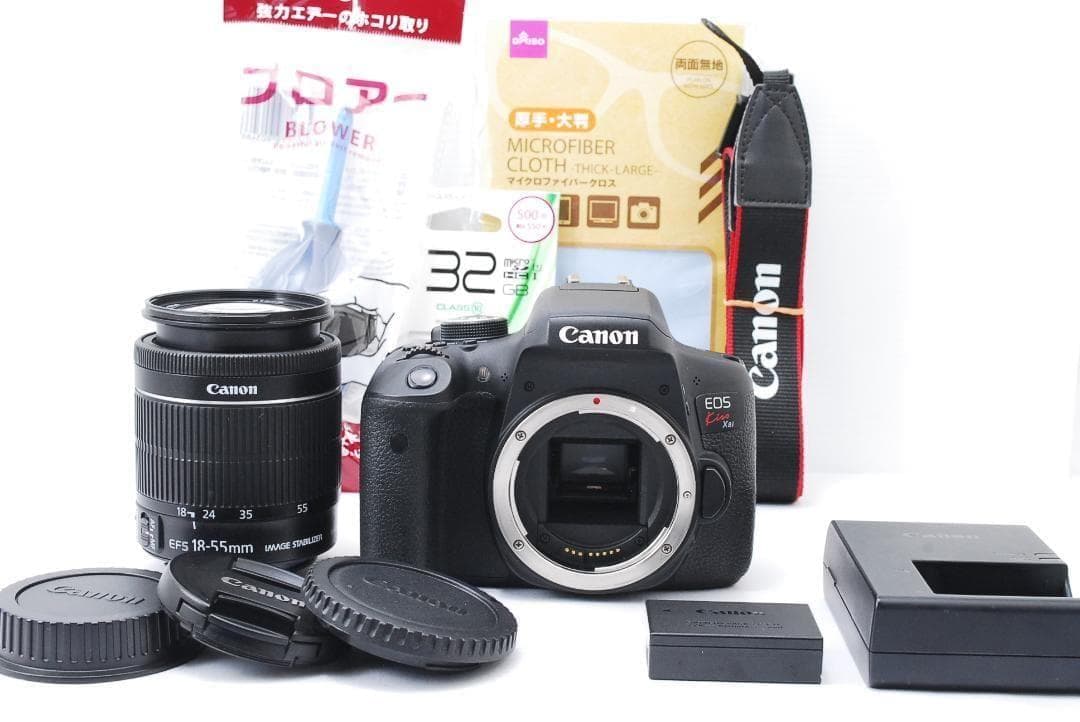 美品✨Canon Kiss X8i STMレンズ Wi-Fi スマホ転送 自撮り