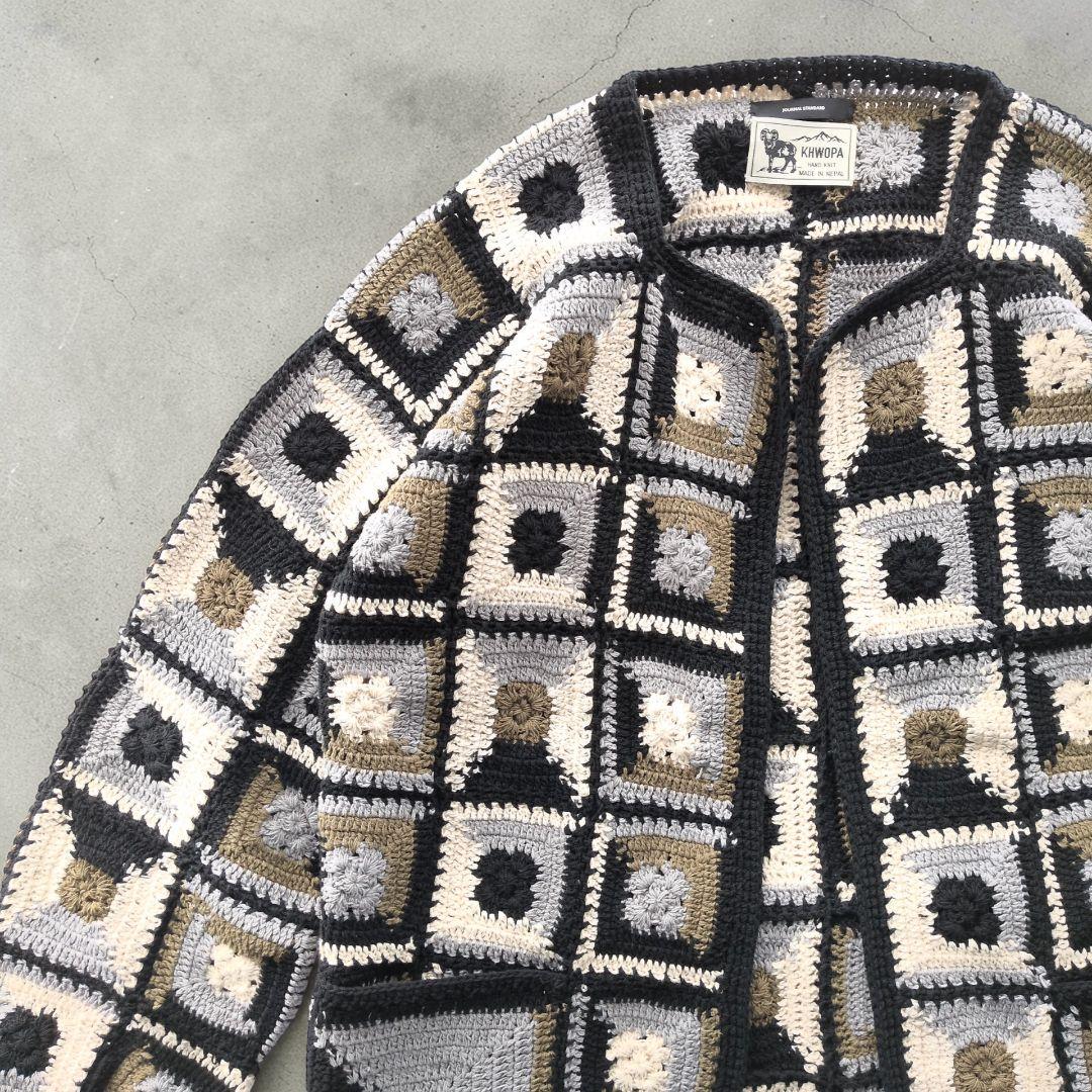 JOURNAL STANDARD グラニースクエア クロシェカーディガン F
