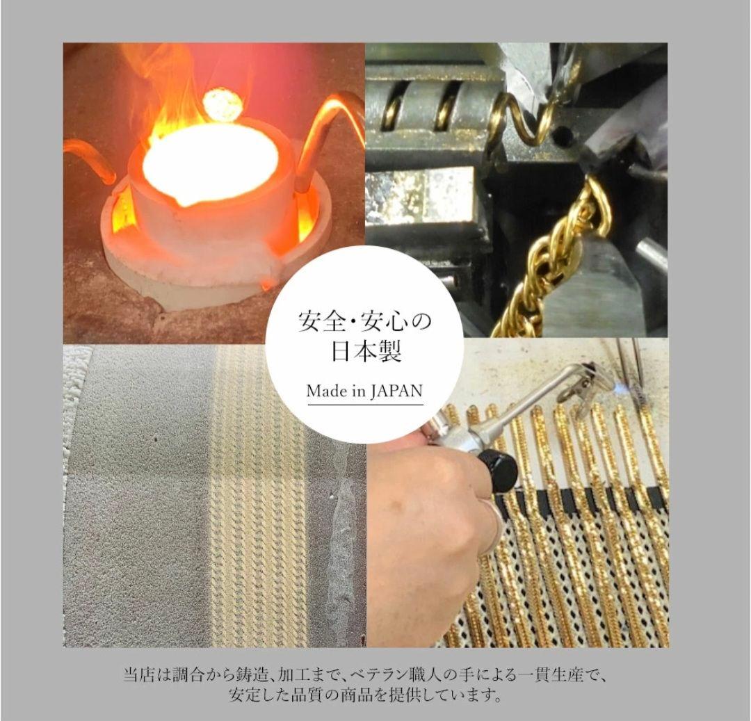 極美品／6面Wプラチナ喜平／11ｇ／50cm／中折れ