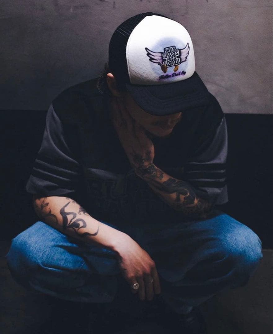THE BLACK EYE PATCH メッシュキャップ