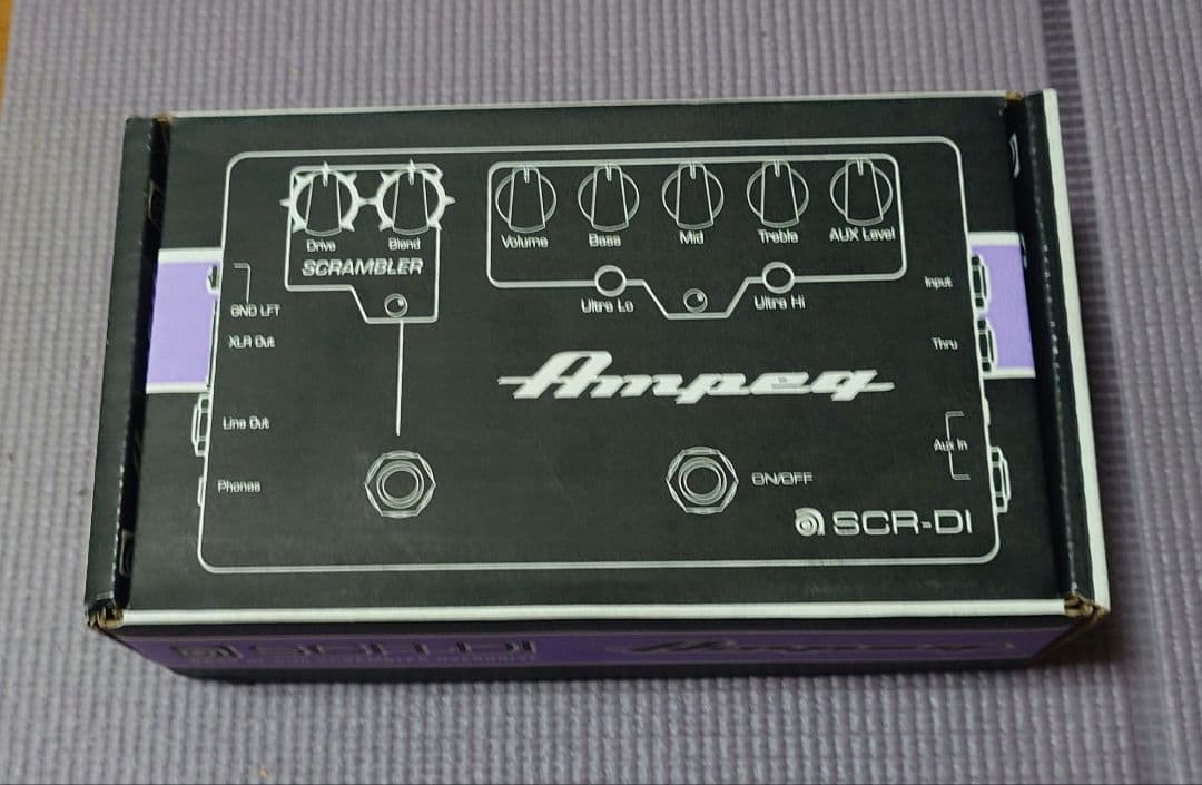 【24時間以内に発送可能】Ampeg SCR-DI アンペグ　ベース用プリアンプ